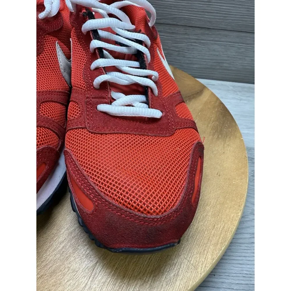 Nike Air Waffle Trainer Red Suede Leather Casual Sneaker Men’s Size 9